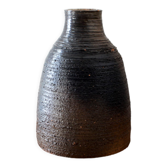 Glazed terracotta vase