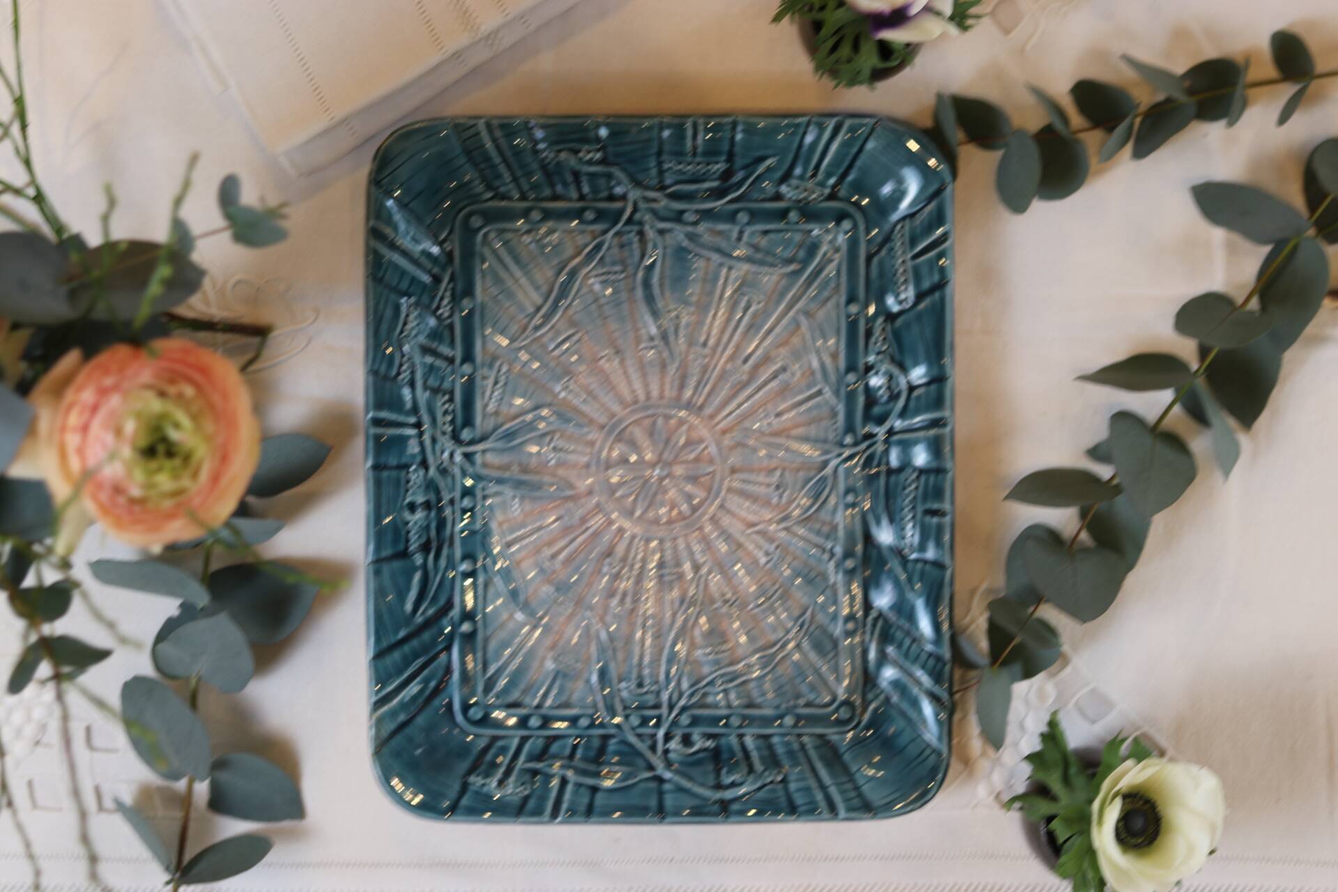 Large slip dish circa 1900