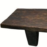 Vintage wabi sabi Senufo or Naga bench low table