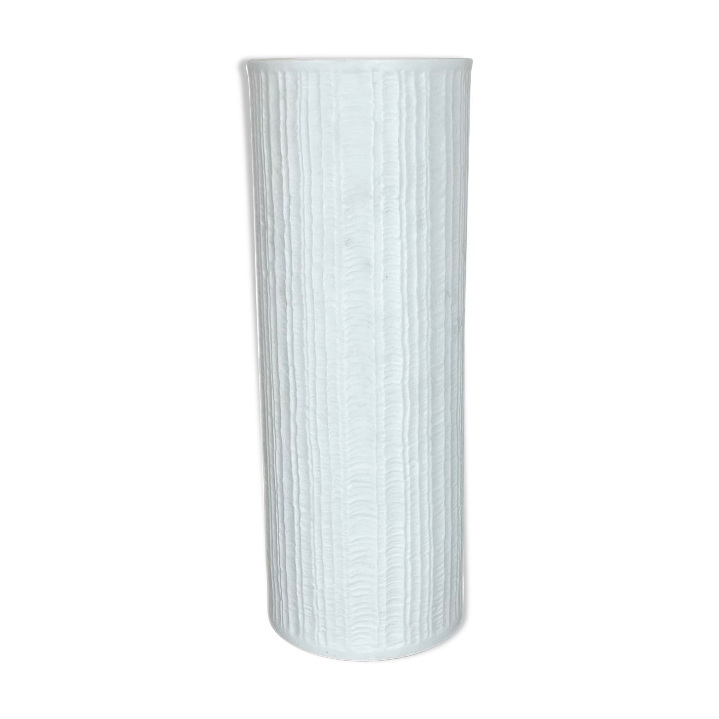 Large 32cm Op Art Vase Vase Heinrich Fuchs for Hutschenreuther, Germany, 1970s