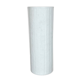 Vase Op Art de 32 cm Heinrich Fuchs pour Hutschenreuther, Allemagne, années 1970