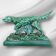 Large Art Deco Collectible Porcelain Irish Setter Sculpture