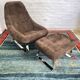 Chaise et ottoman Earth par Percival Lafer, années 1970, Brésil.