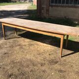 Farm table and two benches