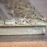 Gilded wooden and stucco frame
