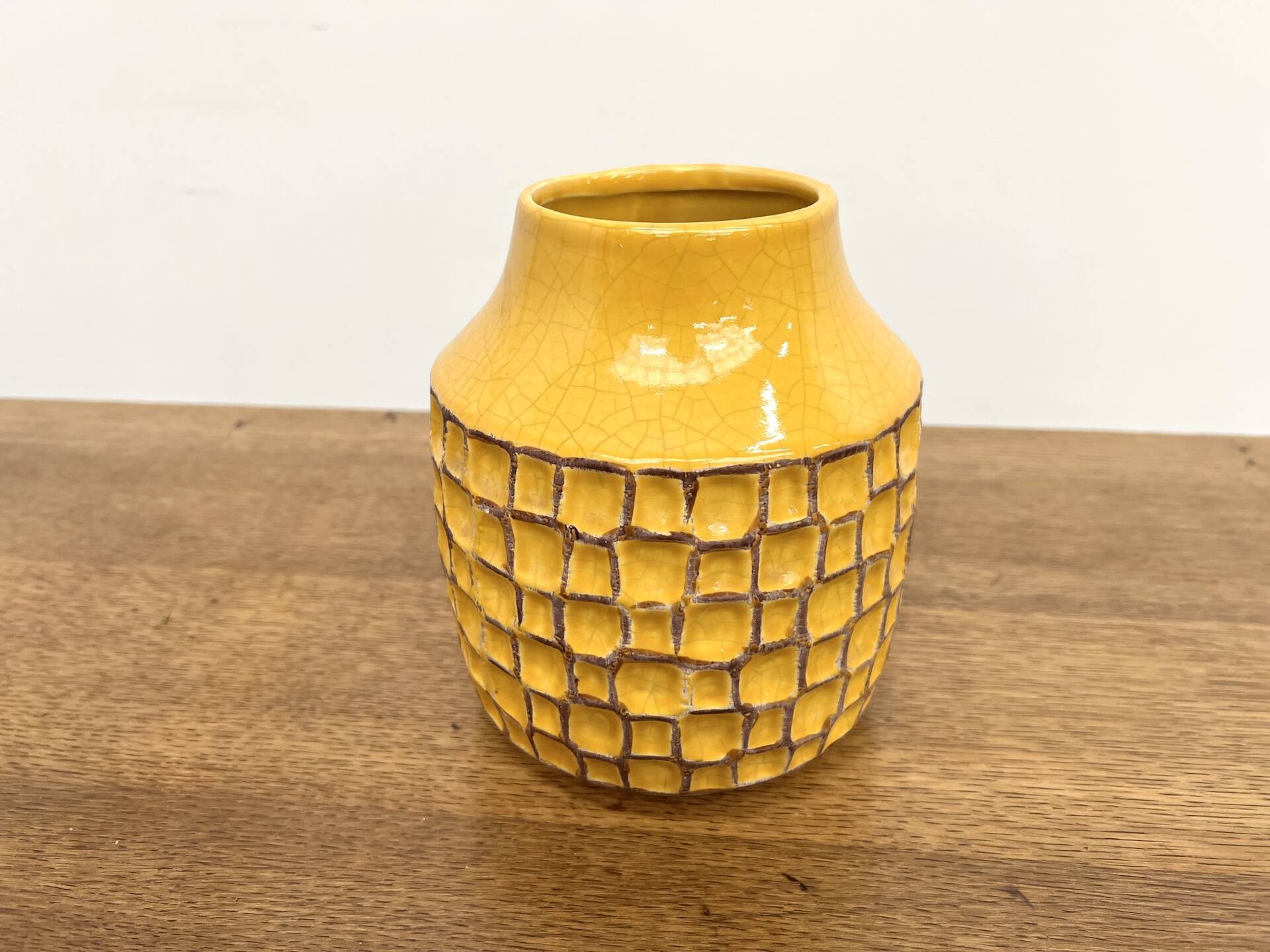 Ceramic vase from Vallauris, 1970s