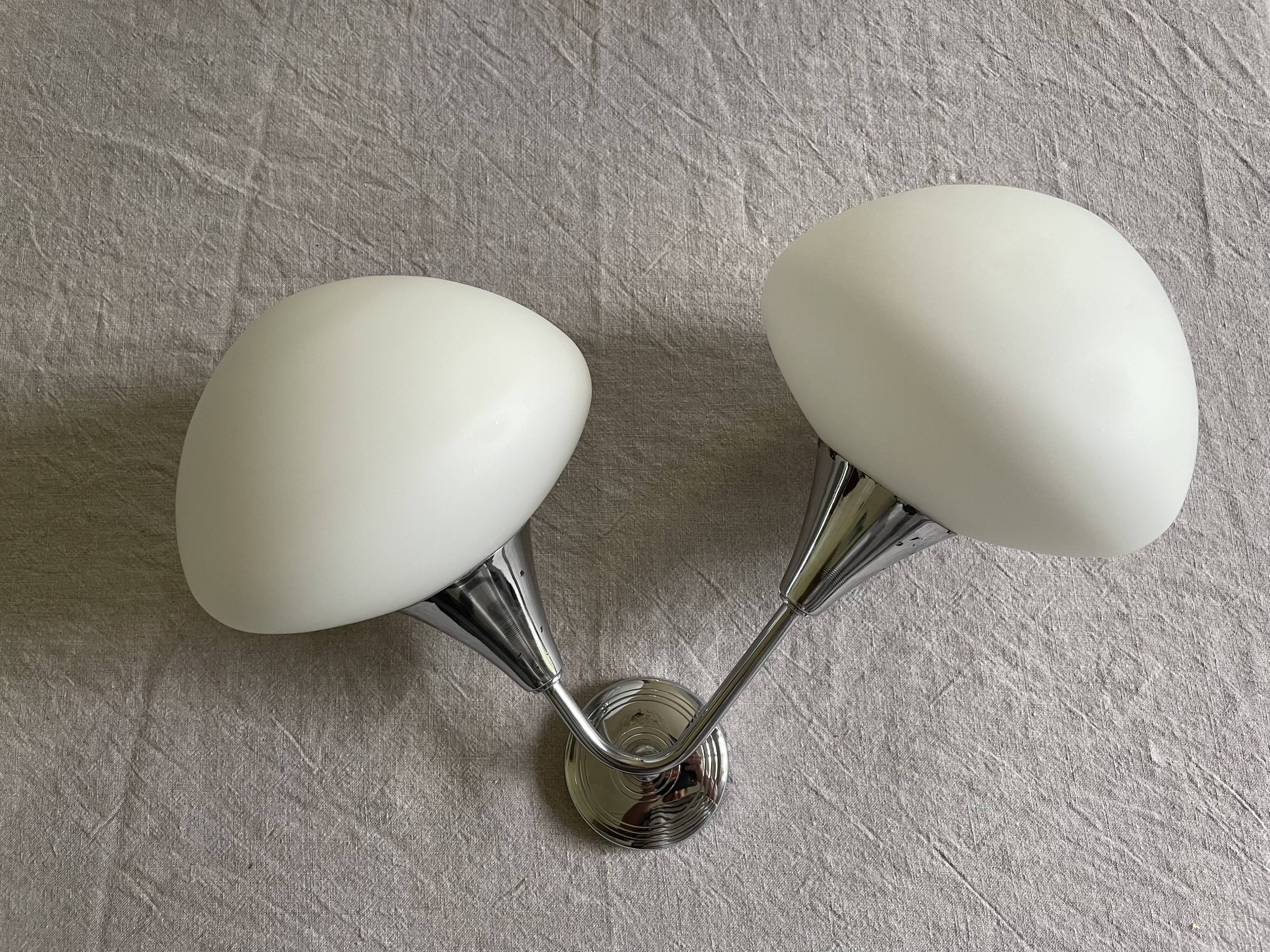 Double wall lamps Gaetano Sciolari 1970's