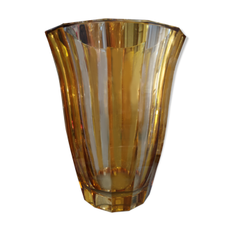 Vase ambre art déco