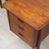 Scandinavian “Boomerang” teak desk, 1960