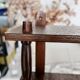 Vintage wooden wall shelf - Wall mounted or freestanding
