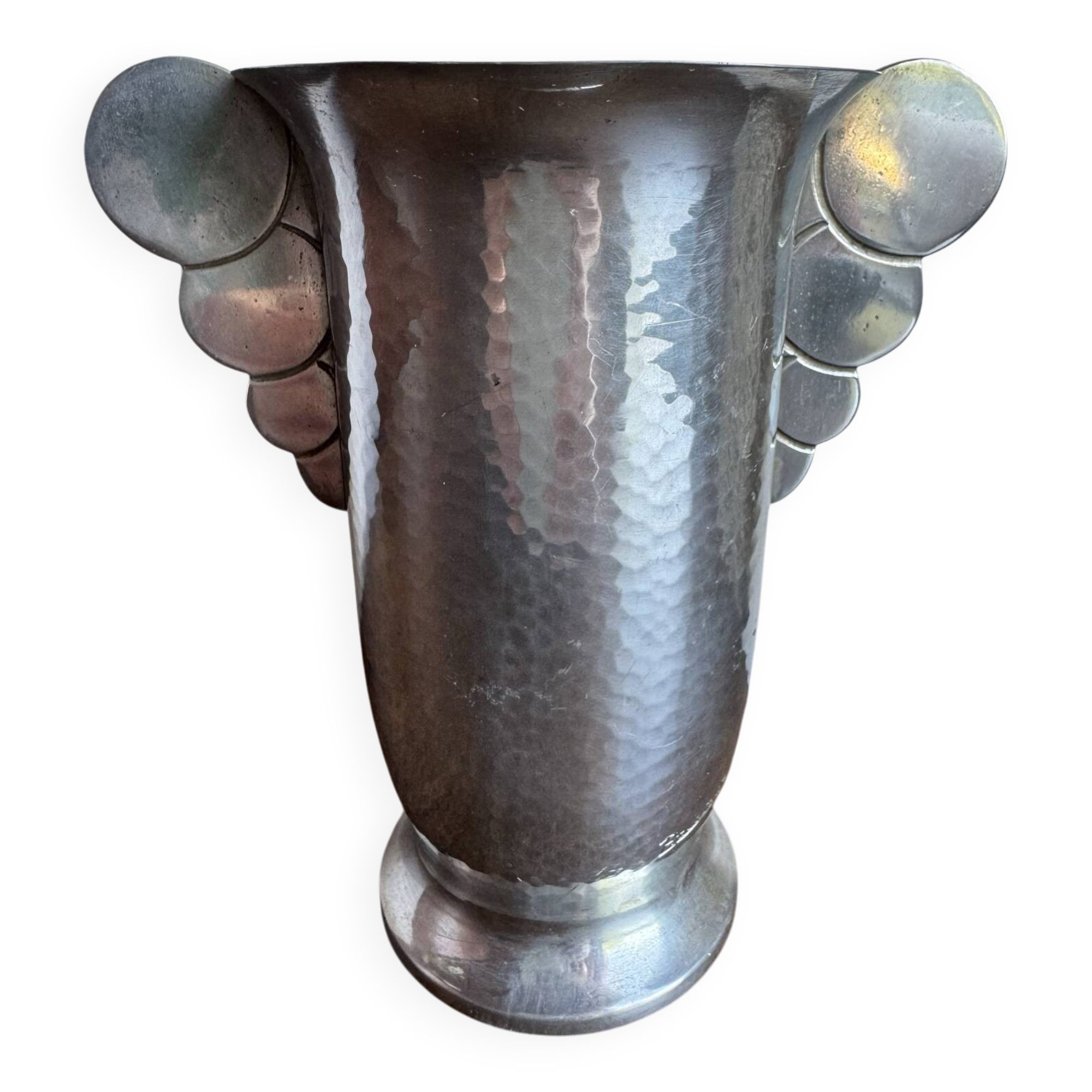 Vase Art déco signé de l’orfèvre P Plasait vers 1930