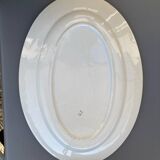 Plat ovale en faïence de Badonviller