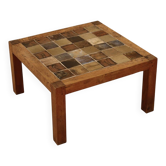 Glazed ceramic coffee table, Jean-Michel Doix, France, 1980s