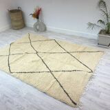Handmade Moroccan Berber carpet 210 x 145 CM