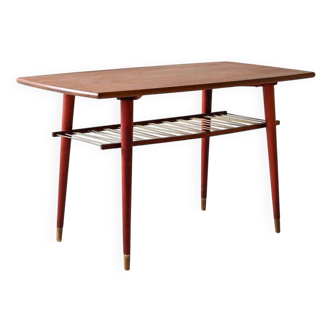 Table basse scandinave en teck des années 1960