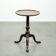 Charming antique English round side/wine table from the 19th century