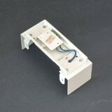 Set of 3 Mid-Century Modern Murano Ice Glass Wall Lights from Kaiser, 1960s