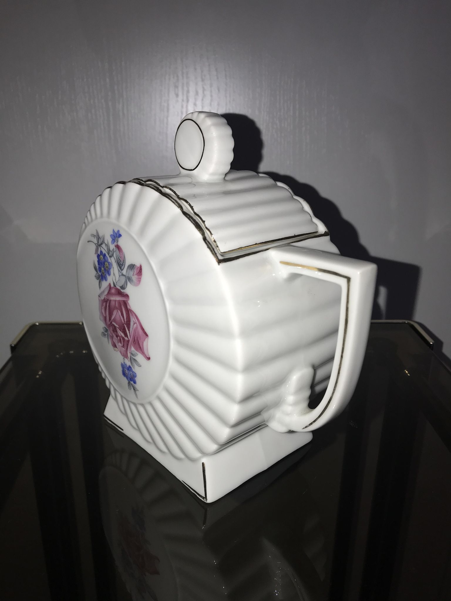 Duo cafetière et sucrier en porcelaine Made in Slovakia