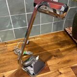 Art Deco lamp in chrome metal