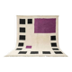 Handwoven rug 200x250 cm, wool, white, Morocco