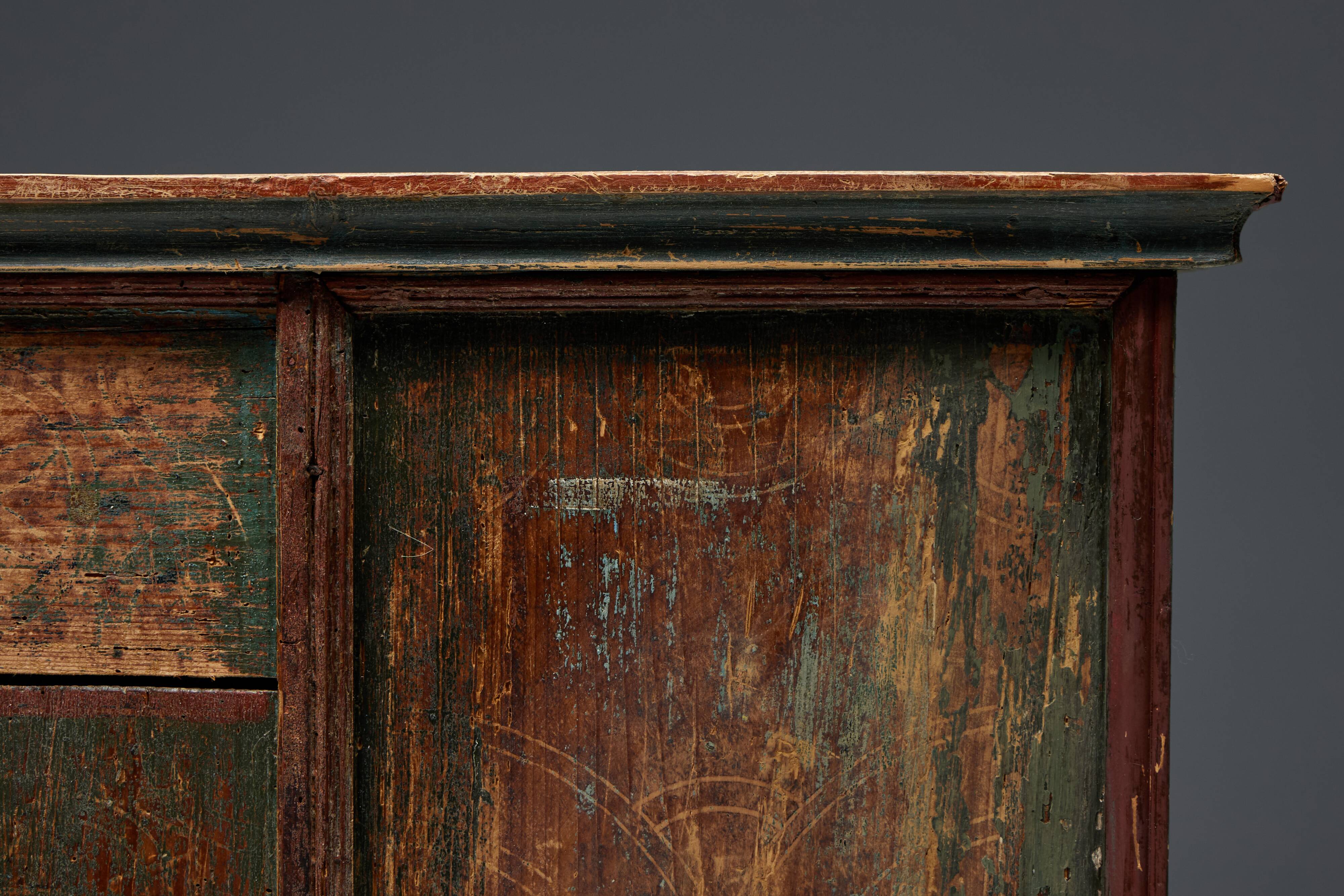 Rustic Travail Populaire Cabinet, France, 18th Century