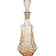 Art Deco carafe from Bolesław Morawski Glassworks, Poland, 1930s