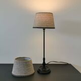 Set of 2 oval lampshades