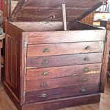 19th century East India Company map cabinet Width 122 cm