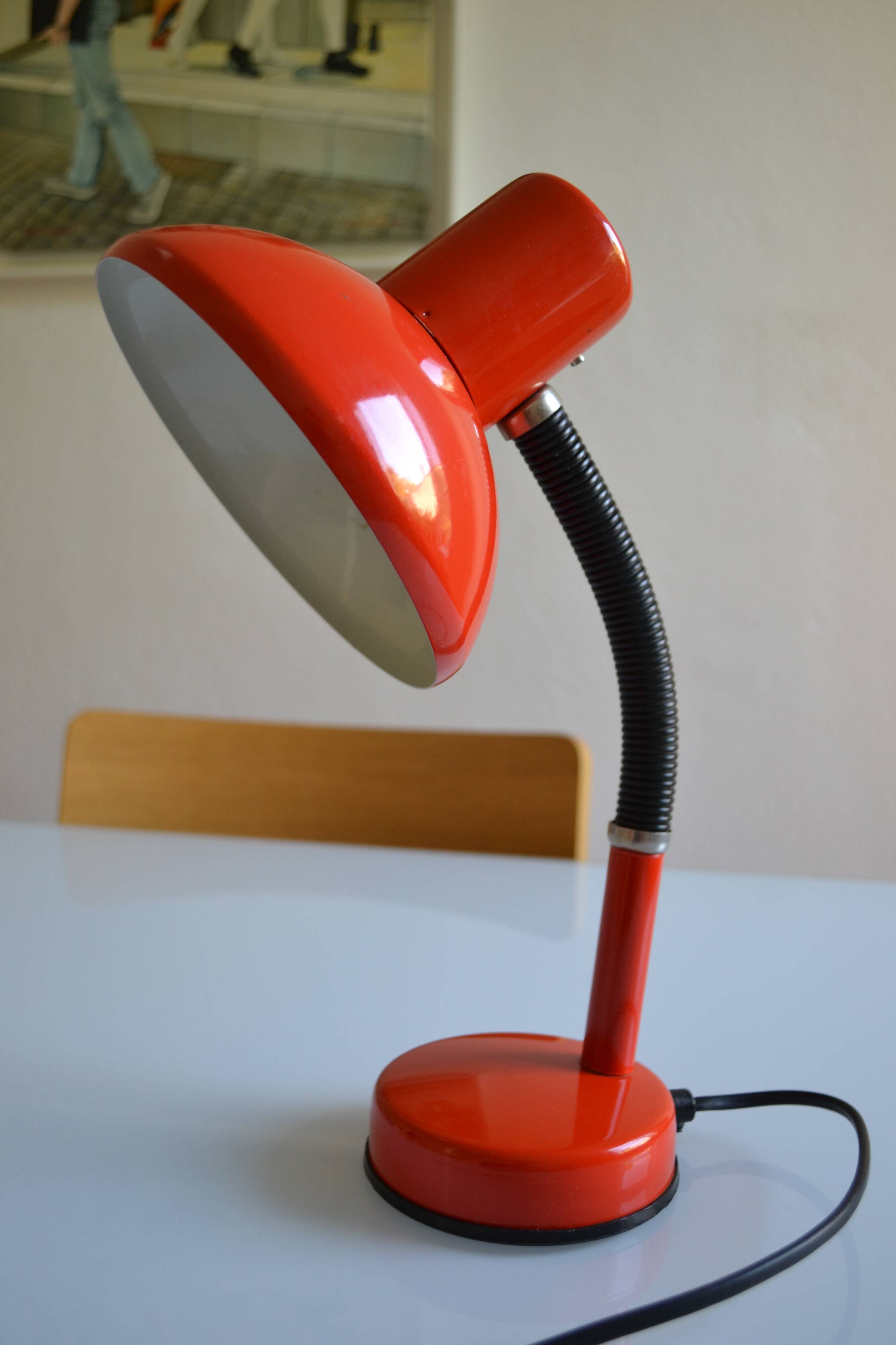 Vintage orange lamp Kema Keur