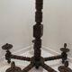 Brutalist lamp in the manner of Charles Dudouyt