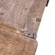 Victorian oak desk / Bin or drawer cup pull by P. & F. Corbin / 1895