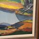 Original Swedish Oil on Panel - "Natural Landscape" by Frans Rase (1913-1994) - Signed - Vintage & Framed - 56 × 48 cm (22" × 18.9")