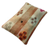 Vintage turkish kilim cushion cover, 30 x 50 cm