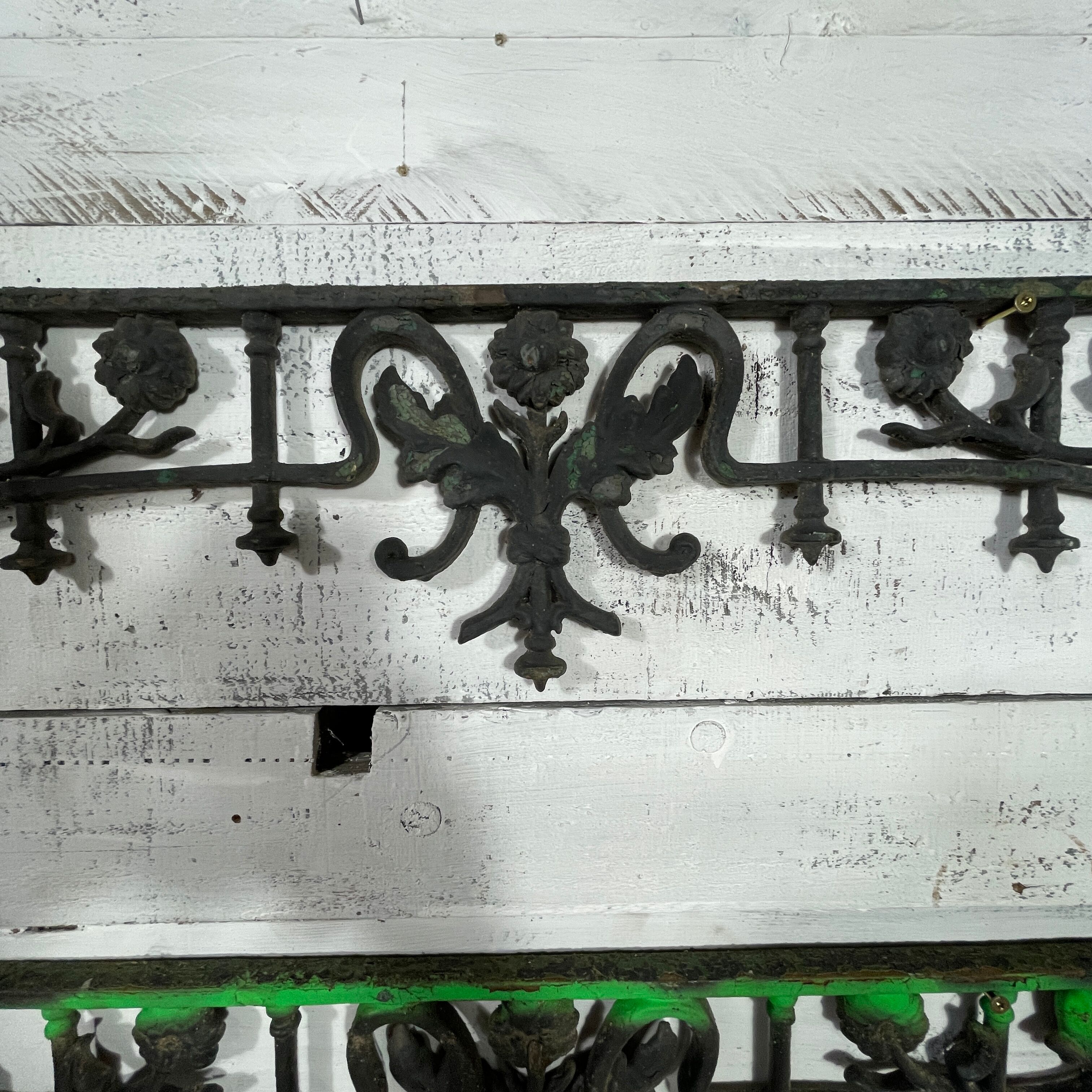 Cast iron railing