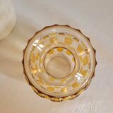 Czechoslovakian crystal glass vase