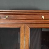 Petite Bibliothèque Vitrée en Acajou, style Louis XVI – Fin XIXe