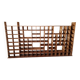 Large wooden craft cabinet