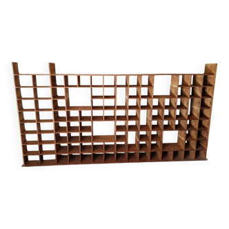 Grand meuble de métier en bois