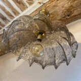 Mazzega style blown glass pendant lamp