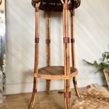 Rattan saddle
