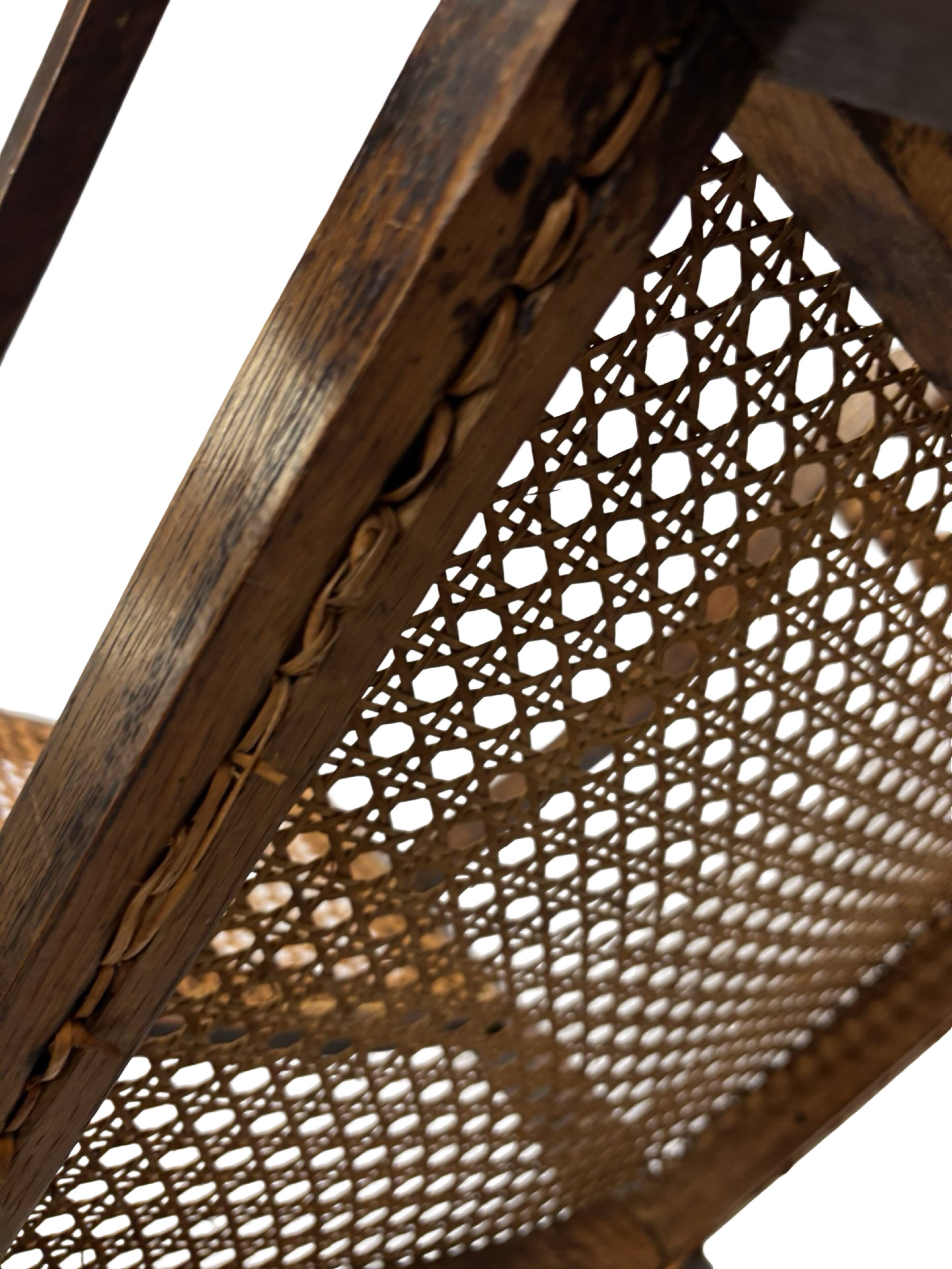 Art Deco chair minimalist oak wicker minimalist design