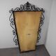 Ornamental wrought iron mirror MOKO Prague, Czechoslovakia, mid-20th century