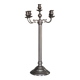 Chandelier with 5 lights, large candelabrum, candle holder, interior decoration.