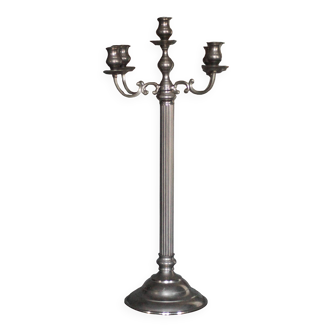 Chandelier with 5 lights, large candelabrum, candle holder, interior decoration.