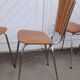 4 vintage petal chairs