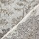 Tapis turc vintage à motifs classiques noirs et gris