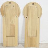 Pair of Adrian Reed folding stools from the 80s