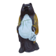 Tanuki statue in handcrafted terracotta