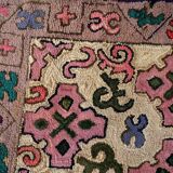 Handmade American Hooked Antique Rug 76cm x 175cm 1880s