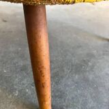 Cocktail chair / armchair / vintage sofa ochre yellow